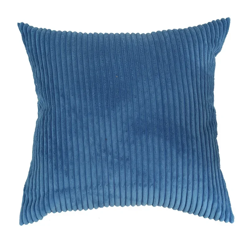 Corduroy Pillow Cover 40X40 45X45 50x50cm Soft Plush Flannel Cushion Cover Fluffy Couch Pillow Case for Sofa Living Room Decor 5