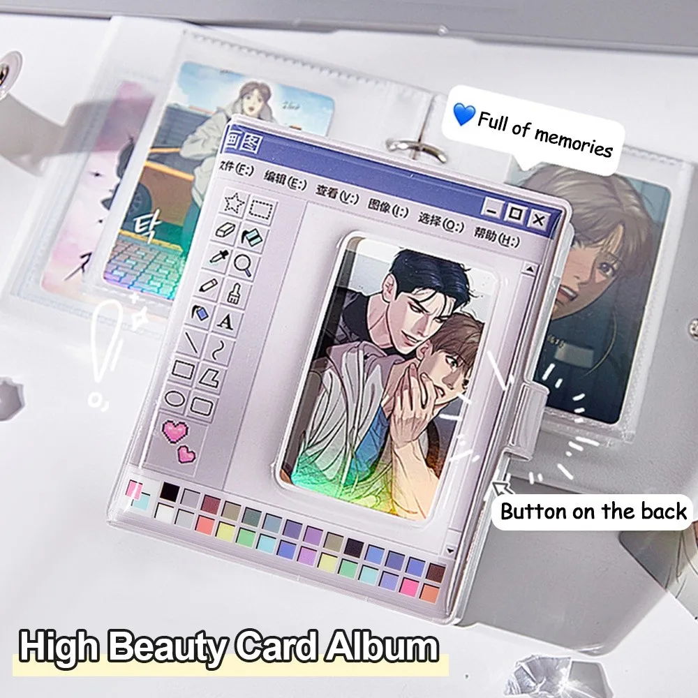 Mini 3 Inch Photo Protector Album PP Material
