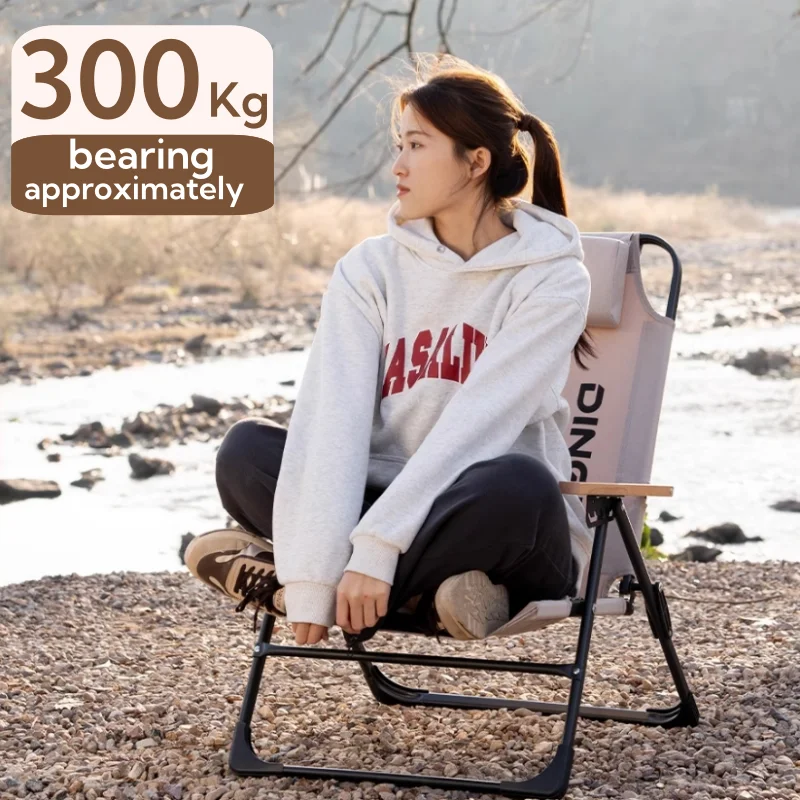 Folding Chair Breathable Chair 1/2/4Pcs Adjustable Camping Chair Fishing chair folding Chair Folding for Camping Fishing Hiking with Detachable Pillows