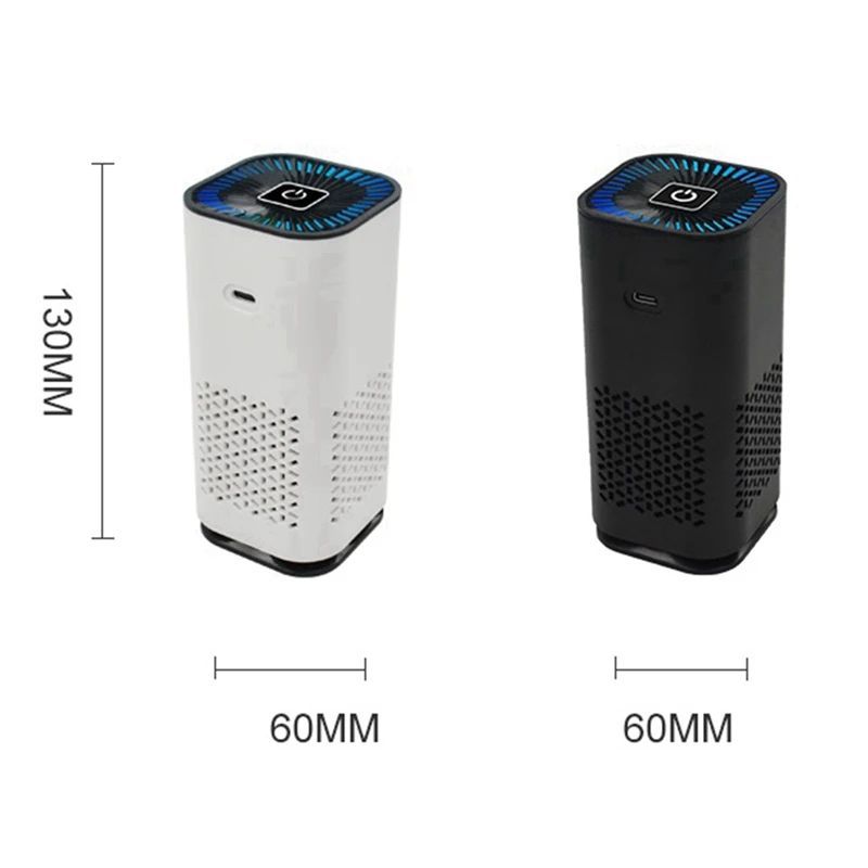 Air Purifier Car Negative Ion Generator Remove Formaldehyde Deodorizer Smoke Washer Vehicle Air Cleaner Home