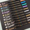 8/12pcs Metallic Markers Pens, Medium Tip Metallic Markers for Card Making,Painting, Scrapbook Crafts, DIY Photo Album 1
