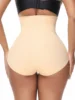 1 pièce Pantalon sculptant taille haute pour femme avec effet rehausseur de fesses, respirant, avec ceinture et entrejambe renforcé double couche