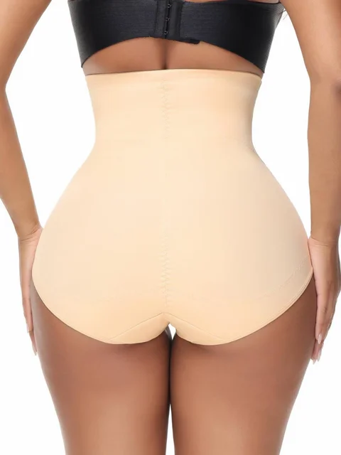 1 pièce Pantalon sculptant taille haute pour femme avec effet rehausseur de fesses, respirant, avec ceinture et entrejambe renforcé double couche