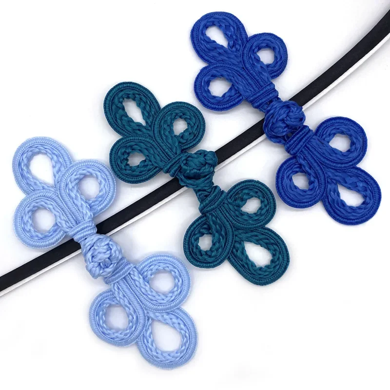 10 Pairs Chinese Frog Closures Buttons Knot Fastener for Cheongsam Tang Suit Traditional Handcraft Decor 4