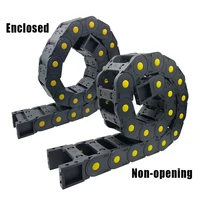 1M ความยาว 25X25/38/50/57/70/77/103 มม.ลากสายโซ่สําหรับเครื่องกัด CNC Router ป้องกันสายไฟ 4