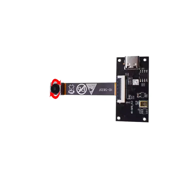 ATM/셀프 서비스를 위한 맞춤형 4K 12MP HD IMX258 USB 카메라 모듈 고속 Type-C AF 30FPS(마이크 포함) UVC OTG 플러그 플레이