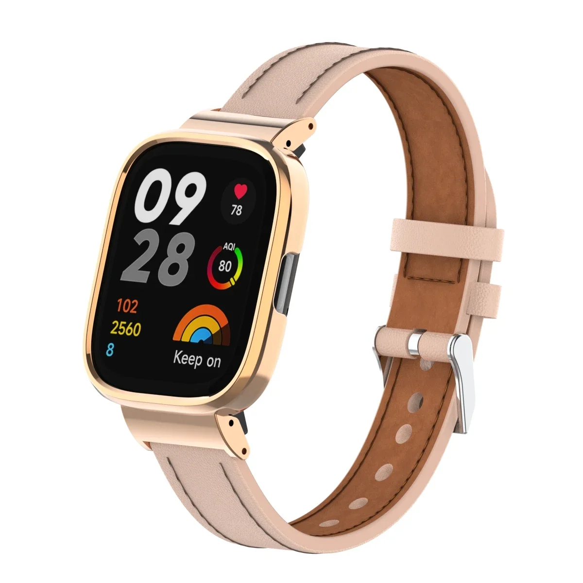 Premium Ultra-Fiber Leather Strap with Metal Protection Box