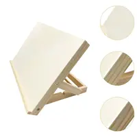 Foldable Tabletop Easel Lightweight Portable Wood Drawing Easel Art Supply Adjustable Sketching Painting Board Students Artist 2