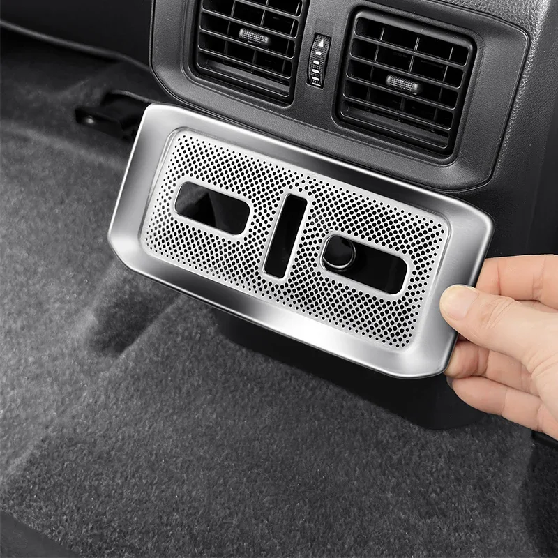 For Toyota RAV4 XA50 2021 - 2024 Dust Cover for Rear Air Conditioning Vents and Interior Protective Components Accessories