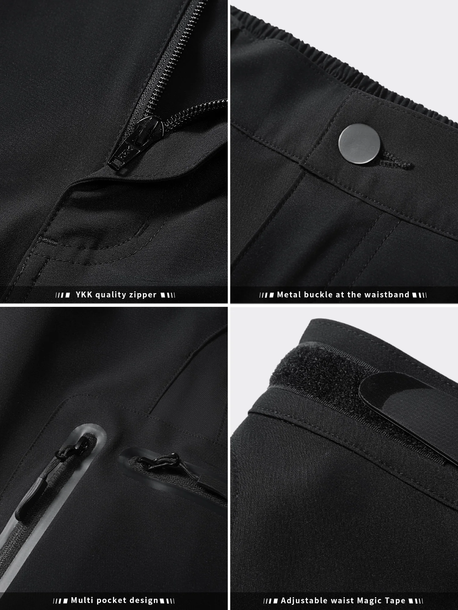 Men's Multifunctional Breathable Cycling and Hiking Shorts with Pockets