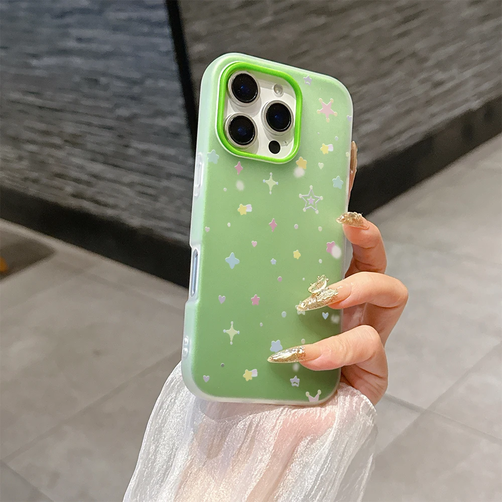 Vibrant Candy Star Phone Case - Lovely PC Cover