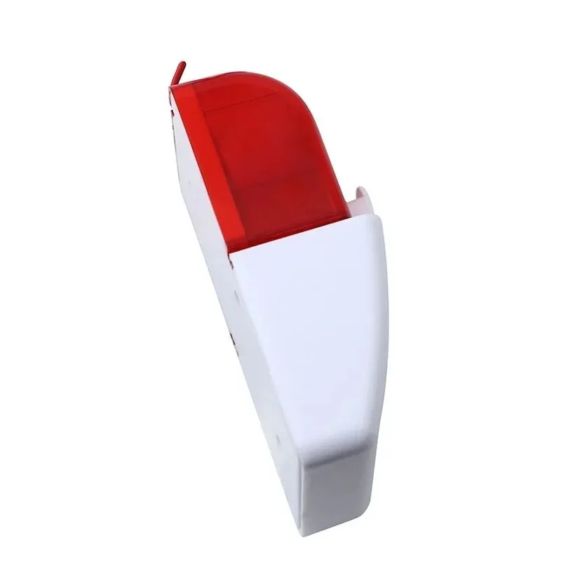 LED Strobe Light 110dB Flash Wired Siren 12V Burglar Alarm System Mini Indicator Light Sound Alarm