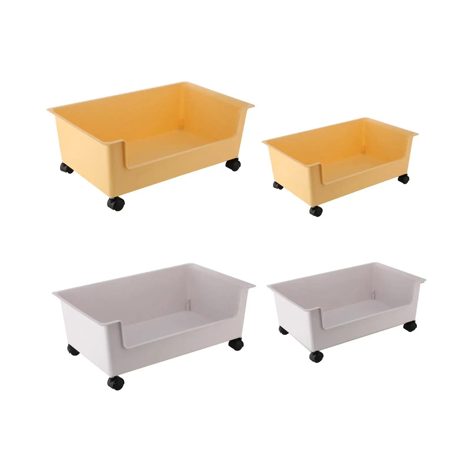 

Коробка для файлов с колесами, большой контейнер для хранения для шкафа, офиса, детской комнаты