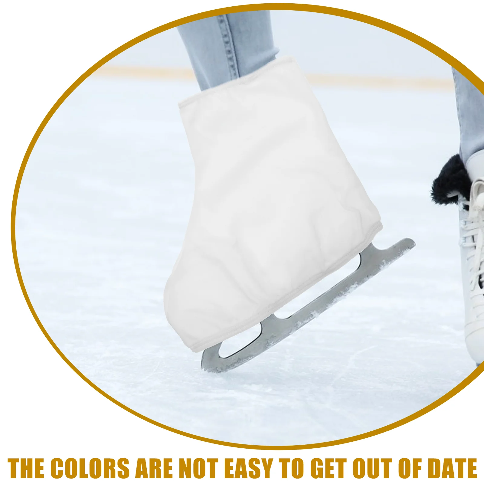 Elastic Velvet Skate Boot Cover Anti Scrath Shoe Sleeve Skating Protector Hockey Figure Ice Sports Accessories Team Sports Gear