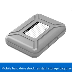 Compact Black Hard Drive Protective Storage Case - Moisture - Proof Travel Pouch (A5)