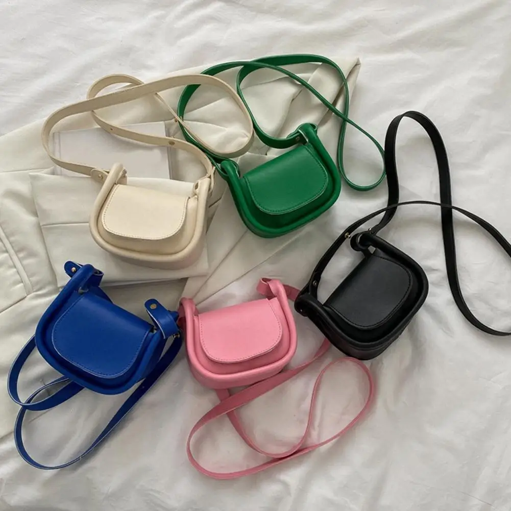 Mini Square Bag Top Handle Solid Color