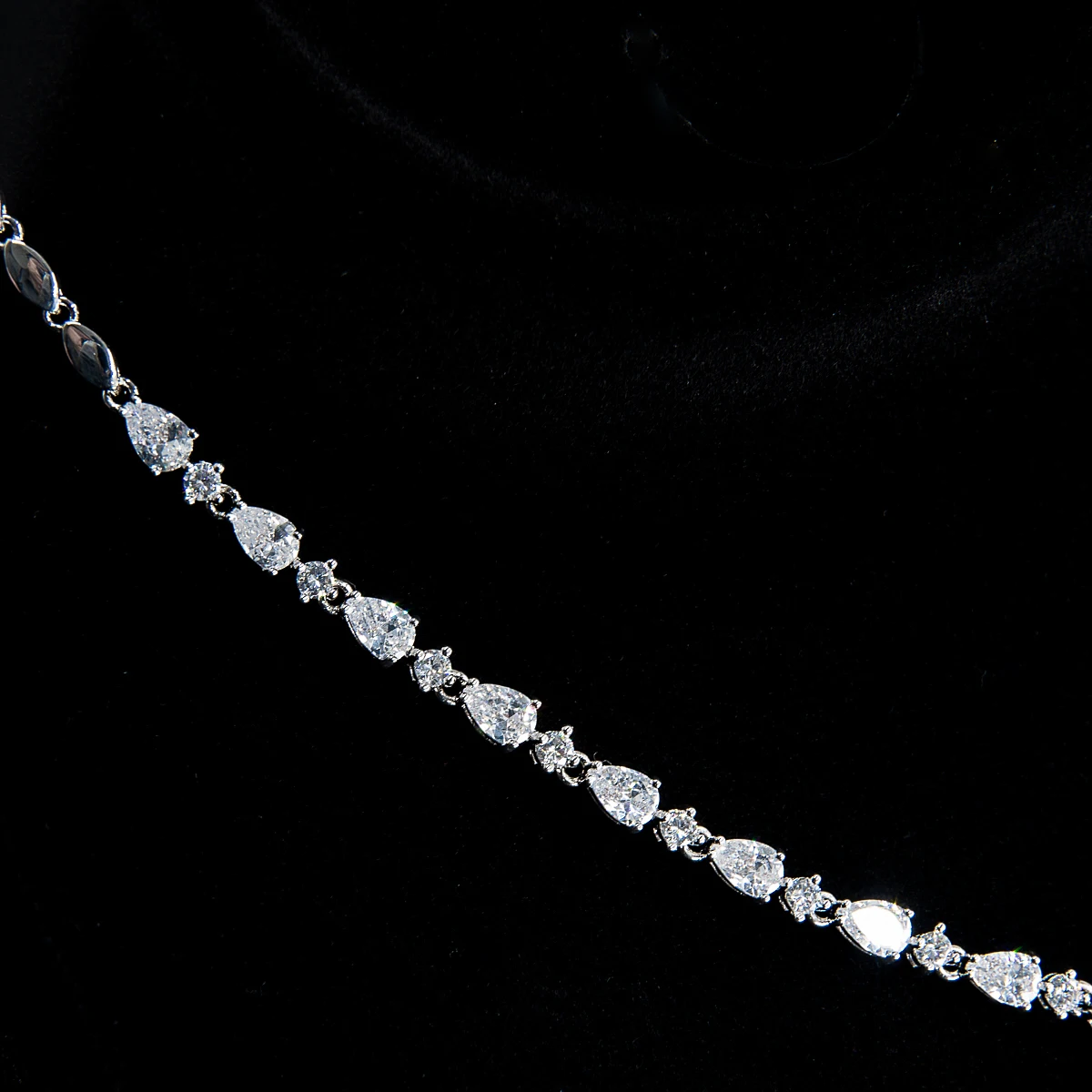 Popular CZ Cubic Zirconia Bridal Wedding Round Necklace Earring Set Jewelry Sets for Women Jewelry Accessories