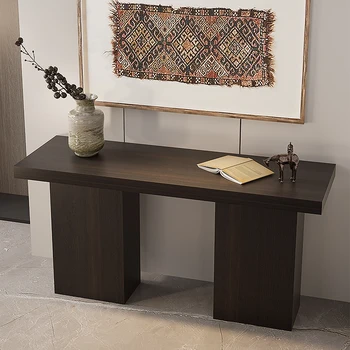 Tavoli Console di Lusso per Decorazione, Design Moderno e Semplice, Tavoli Console Creativi, Estetica Vintage, Mesa Consola per Soggiorno