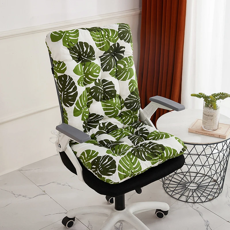 One-piece Cushion Autumn And Winter Back Cushion One Thick Chair Cushion Long Cushion Rattan Chair Cushion