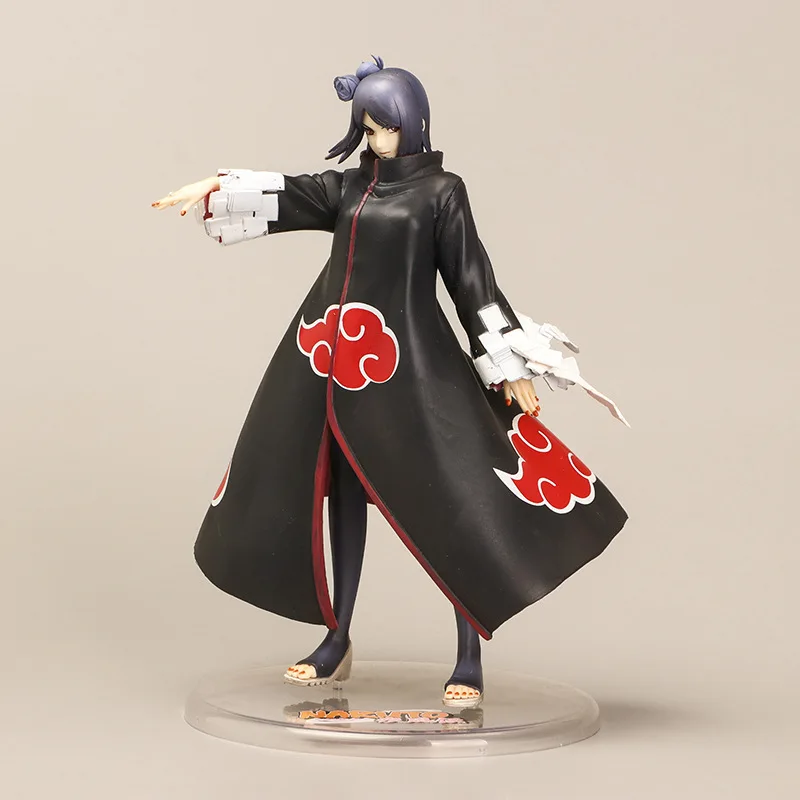 

22CM Naruto NEW Japanese Anime Doll Decoration Movable Doll Paper Dance Konan PVC Model Christmas Gift Naruto Toy