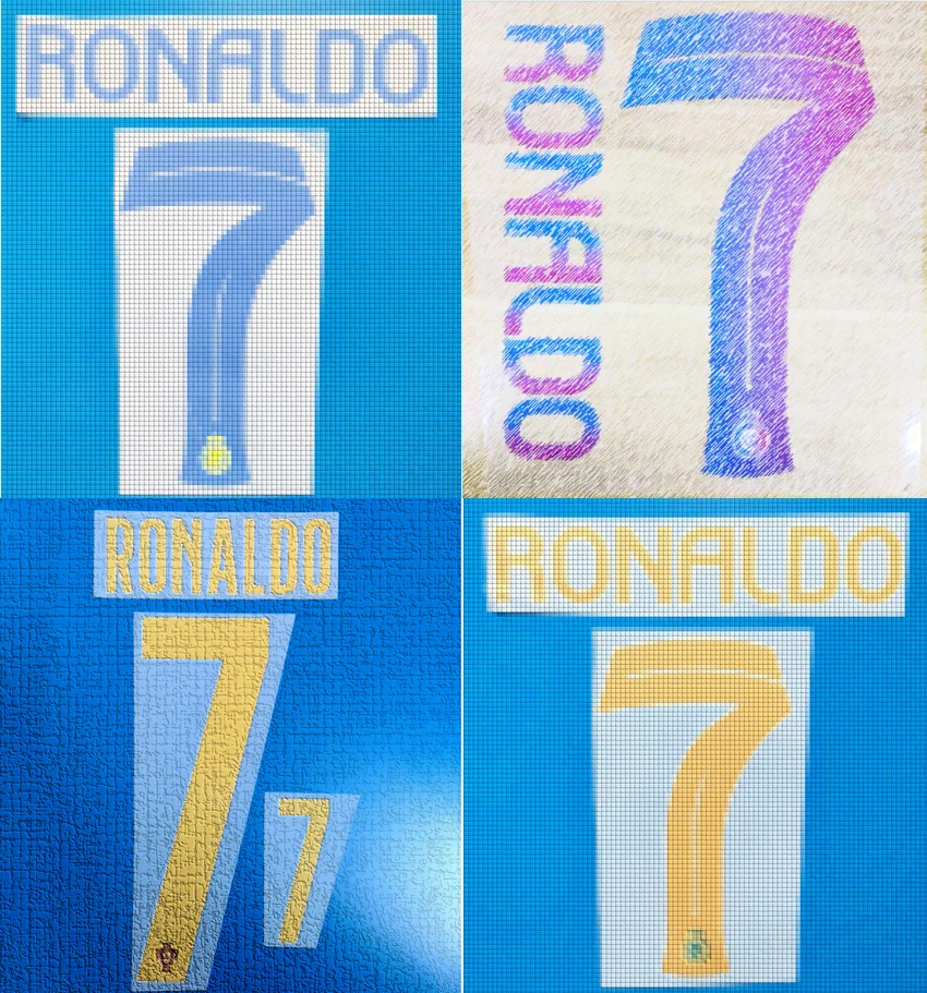 #7 Ronaldo Name Set Top Aaaaa Quality Per Il Portogallo Home Away E Terzo Al-Nassr Adulto E Bambini Ronaldo Nome E Numero 2023/24