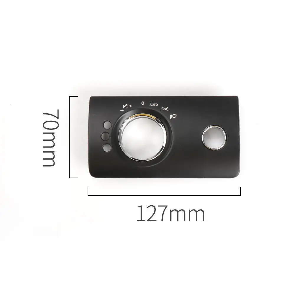 Interior Front Head Lamp Headlight Switch Button Panel Cover Replacement For Mercedes Benz W164 ML GL 300 350 450 500 2005-2011