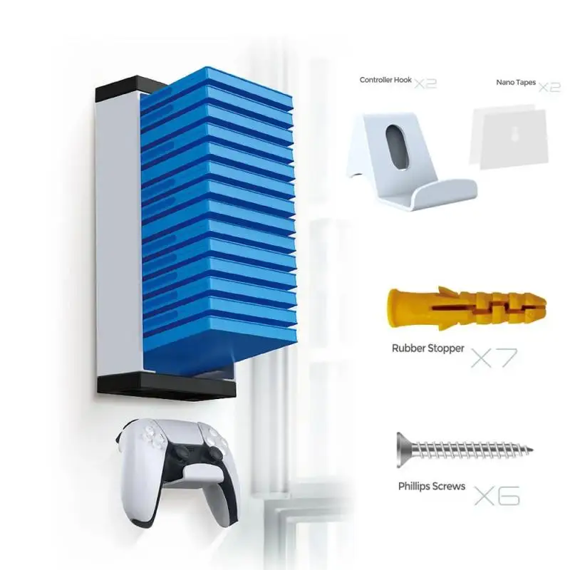 Per Ps5 Wall Disc Handle Storage Bracket Ps5/Xbox Storage Disc Rack Wall Hanging Handle Hanger Accessori Di Gioco Dropshipping