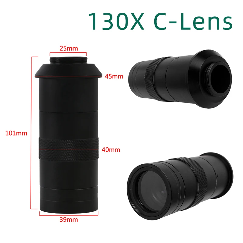 Amazon | 顕微鏡キット 130X/150X/180Xビデオ顕微鏡カメラ対物
