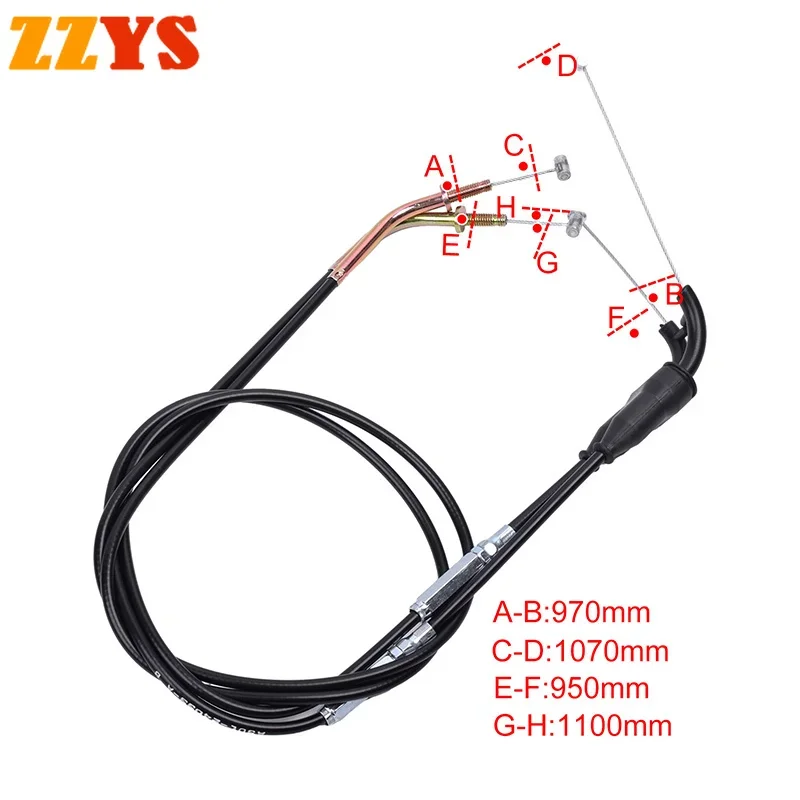 

Motorcycle Throttle Cable Wire Fuel Return Cable For Kawasaki 54012-0194 ZX-6R ZX6R ZX 6R Ninja 600 636 ZX600 P8F ZX636 2007-08