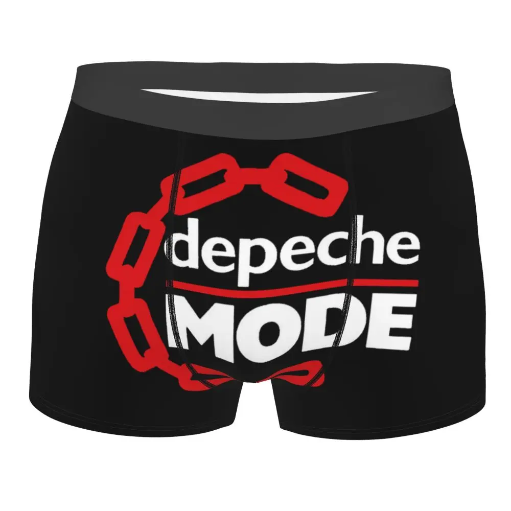 Custom Electronic Rock Depeche Cool Mode Boxers Shorts Men Briefs Underwear Cool Underpants