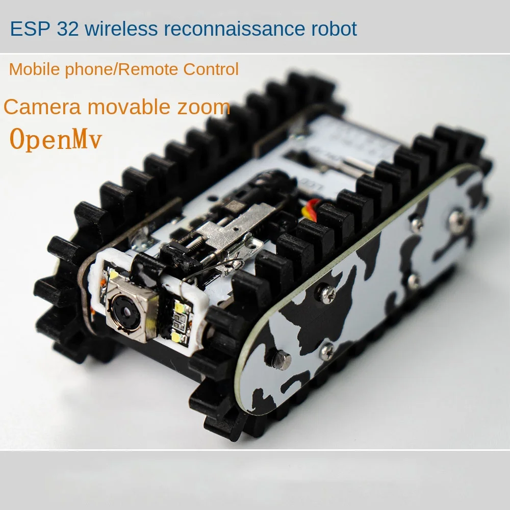 Tank RC Robot Télécommandé - Poignée Réglable, 2.4GHz, 7-15Jours