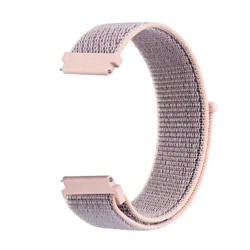 Versatile Nylon Watch Band - Adjustable Strap Bracelet in Multiple Sizes - 20mm (Pink)