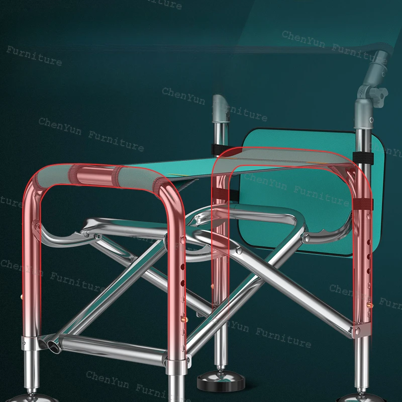 Portable All Terrain Fishing Chairs Fold Multifunction Backrest Bait Disc Fishing Chairs Banco De Pesca Entertainment