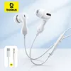 Baseus Encok CZ20/HZ20 Wired Earphone Type-C/3.5mm Jack Hi-Res Audio with Mic Wired Headset For Laptop Computer Tablet Cellphone 1