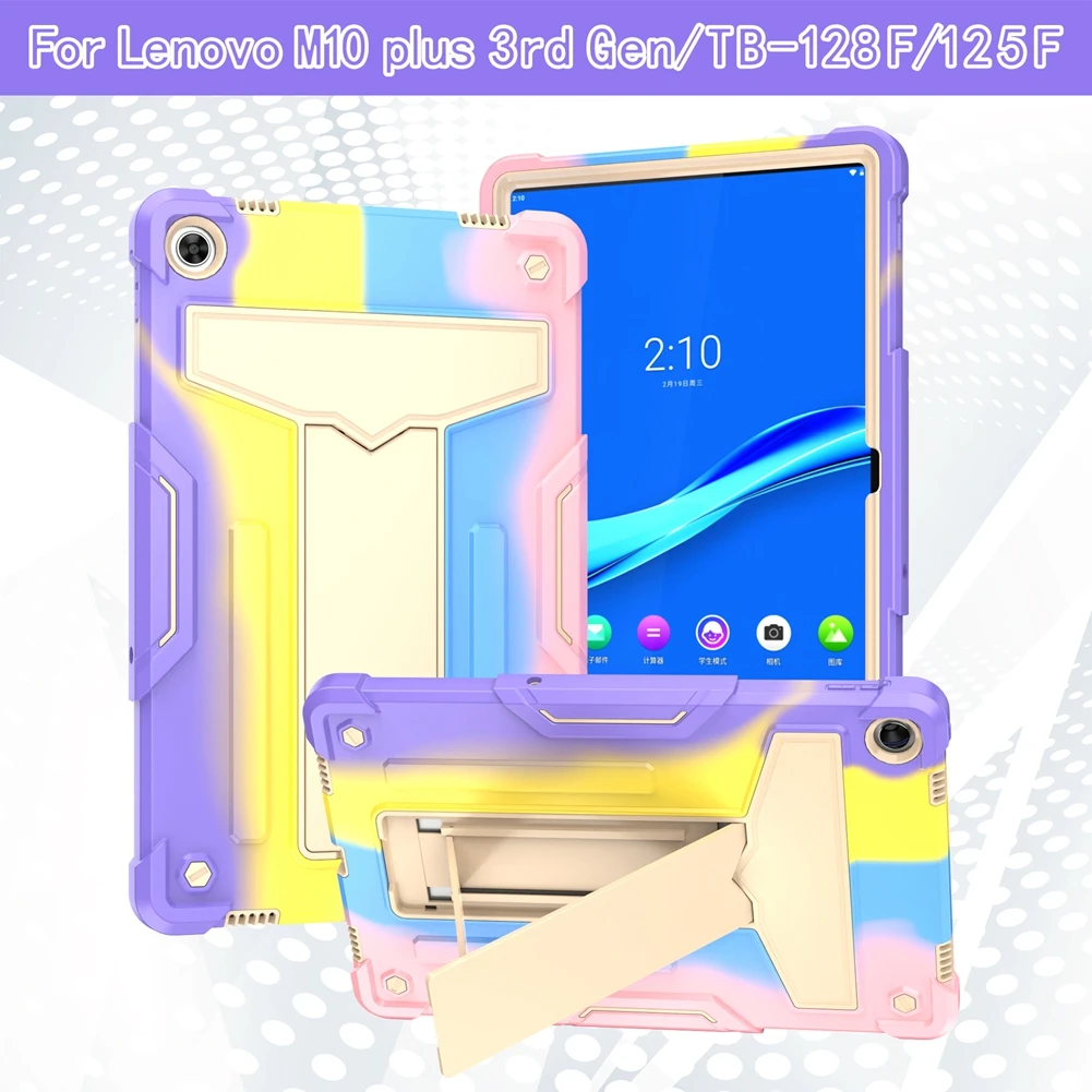 

Case For Lenovo Tab M10 Plus 3rd Gen 10.6 inch TB-125F TB-128F Full body Heavy ShockProof tablets Fundas For Kids Cover