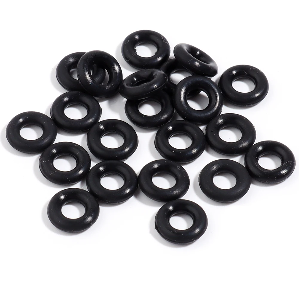 100pcs Colorful Silicone Positioning Beads for DIY Jewelry and Accessories