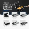 Total Package 6-in-1 Digital Indoor Grill, Waffle Maker, Press, Griddle, with Deluxe Accessory Kit 2