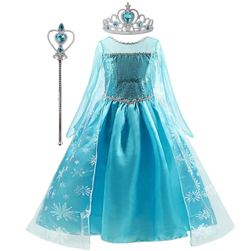 Girls Princess Dress Kids Halloween Christmas Party Costume Children Dress Up Role-Paly Carnival Fancy Kids Cosplay Clothes Girls dress Princess costume Kids clothes
