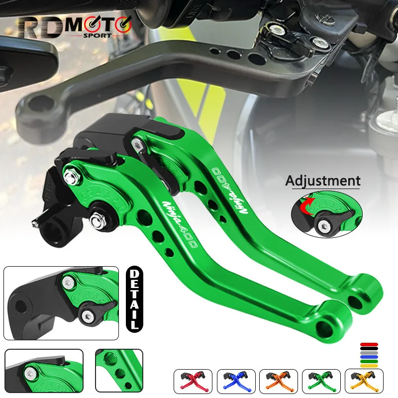 

For Kawasaki Ninja125 Ninja250R Ninja300R Ninja400 Motorcycle Accessories Adjustable Brake clutch Handle levers