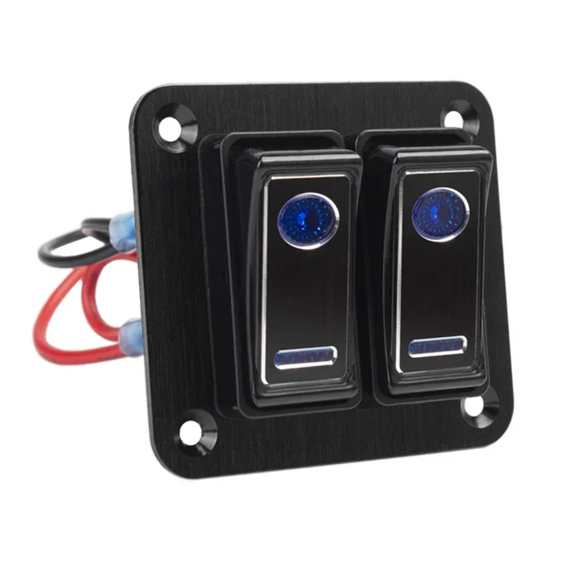 Brand-Metal-Durable-Waterproof-2-8-Gang-with-LED-Rocker-Switch-Panel ...