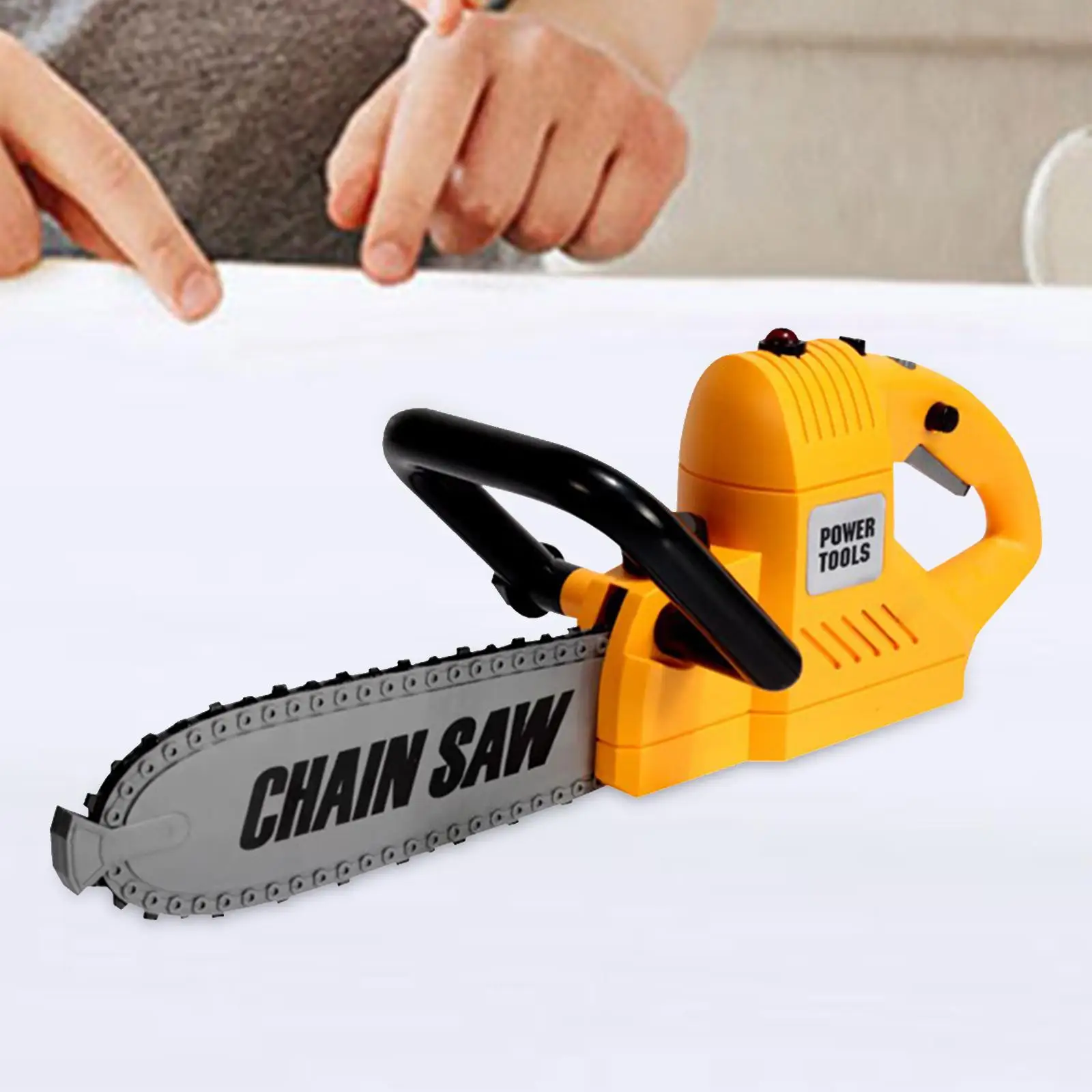 

Kids Chainsaw Toy Building Toy Realistic Sound Educational Toy Montessori for Children Boy Kid 3 4 5 Year Old Holiday Gifts