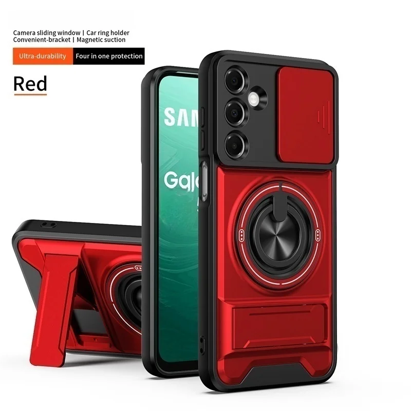 Ultimate Armor Magnetic Stand Case with Lens Protection and Ring Holder