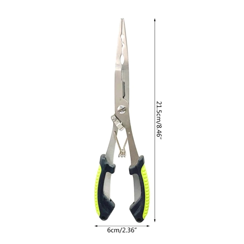 Line Cutter Scissors 23cm Lure Fishing Pliers Sturdy Long Nose Hook  Multi-functional Remover Tools With Sheath Stainless Steel - AliExpress