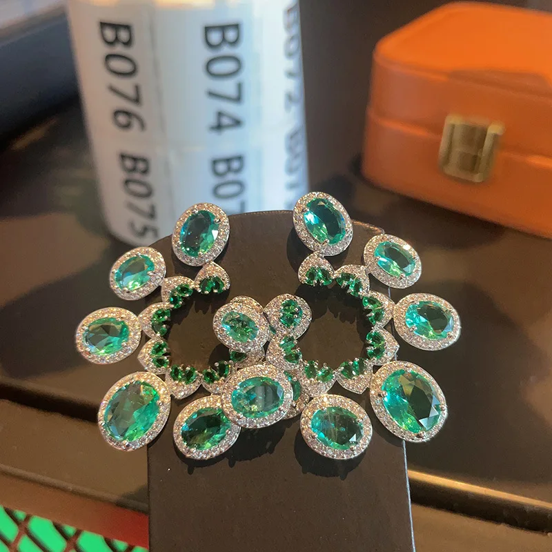 Bilincolor Luxury Large Petal Earrings  for Women