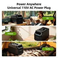 KOW60A C11-A Climatiseur de tente portable 3500 BTU 460W Unité de climatisation compacte pour camping avec 60 ° F-86 ° F Refroidissement rapide à température réglable pour tente, camping-car, caravane, camping, camping-car, glamping d'été en plein air 5