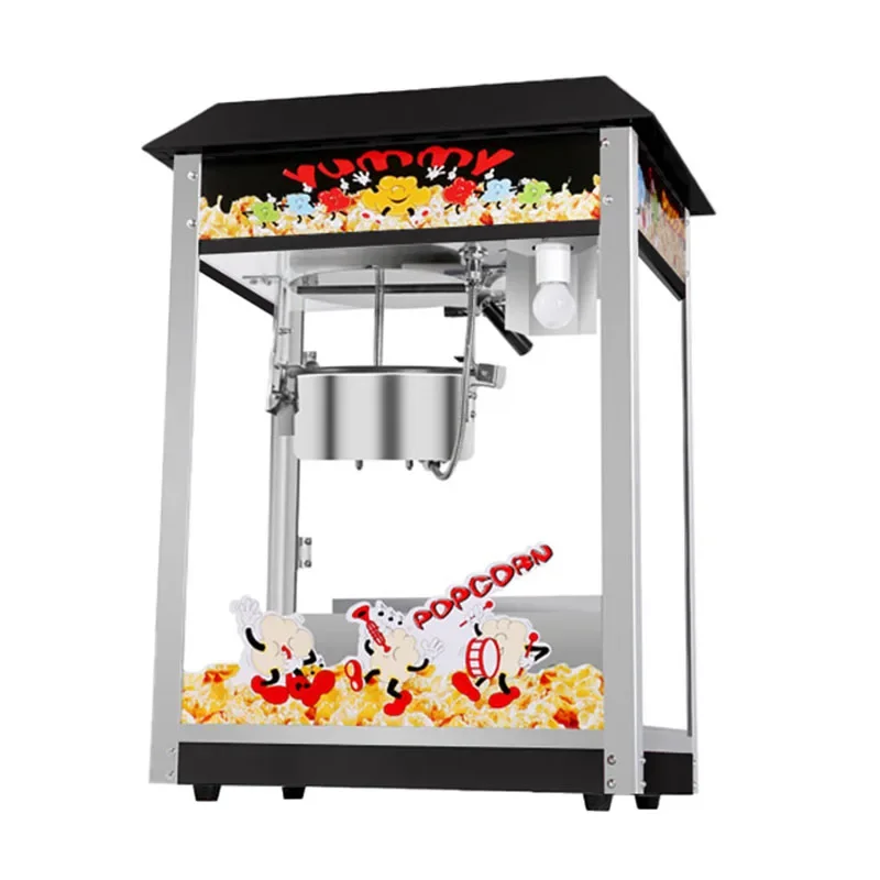 Macchina Per Popcorn 1400W Macchina Per Popcorn Commerciale Riscaldamento Elettrico Bud Popcorn Stallo Snack Soffiatrice