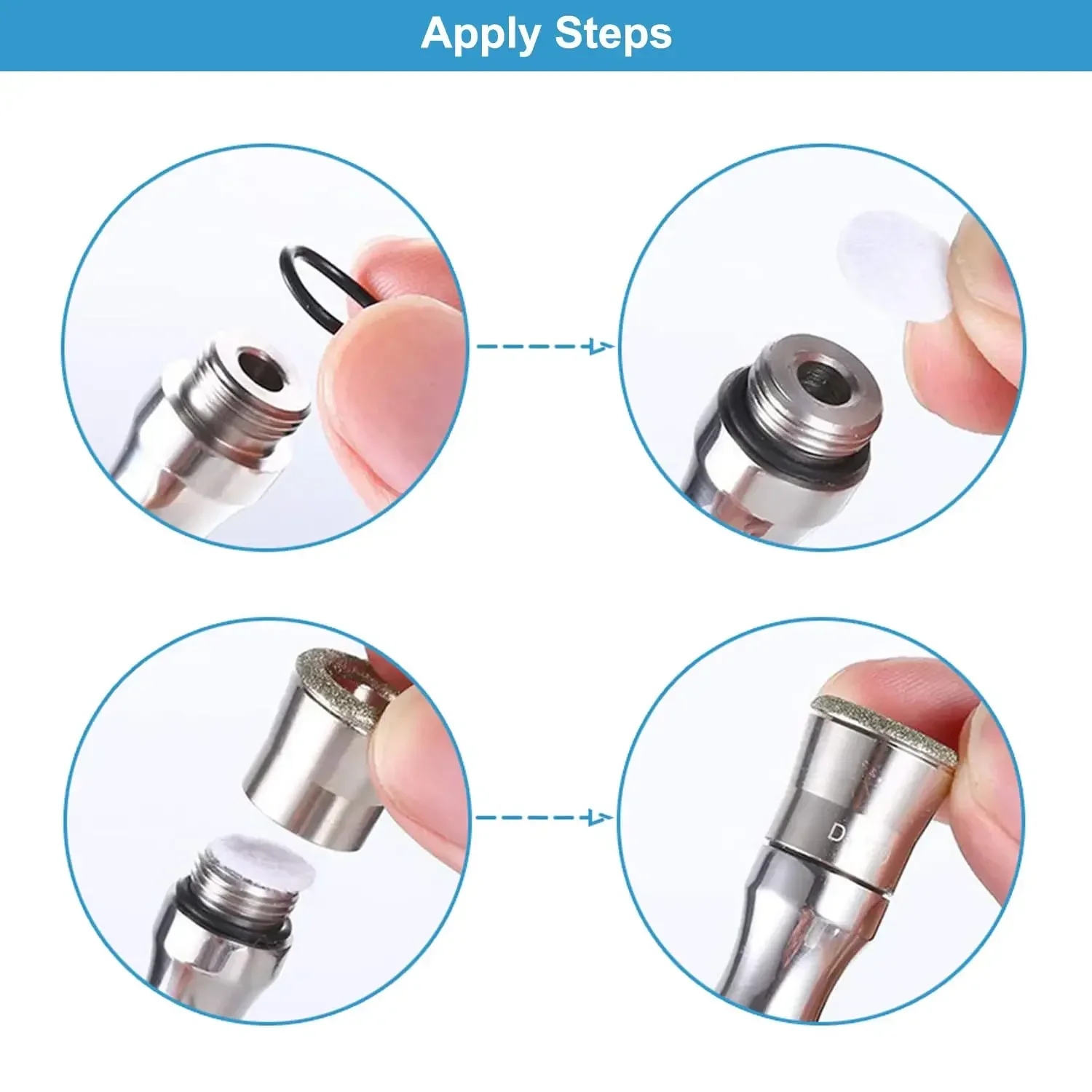 100PCS Microdermabrasion Cotton Filters Replacement 10mm For Face Care & Blackhead Removal Facial Vacuum Filters Accessories