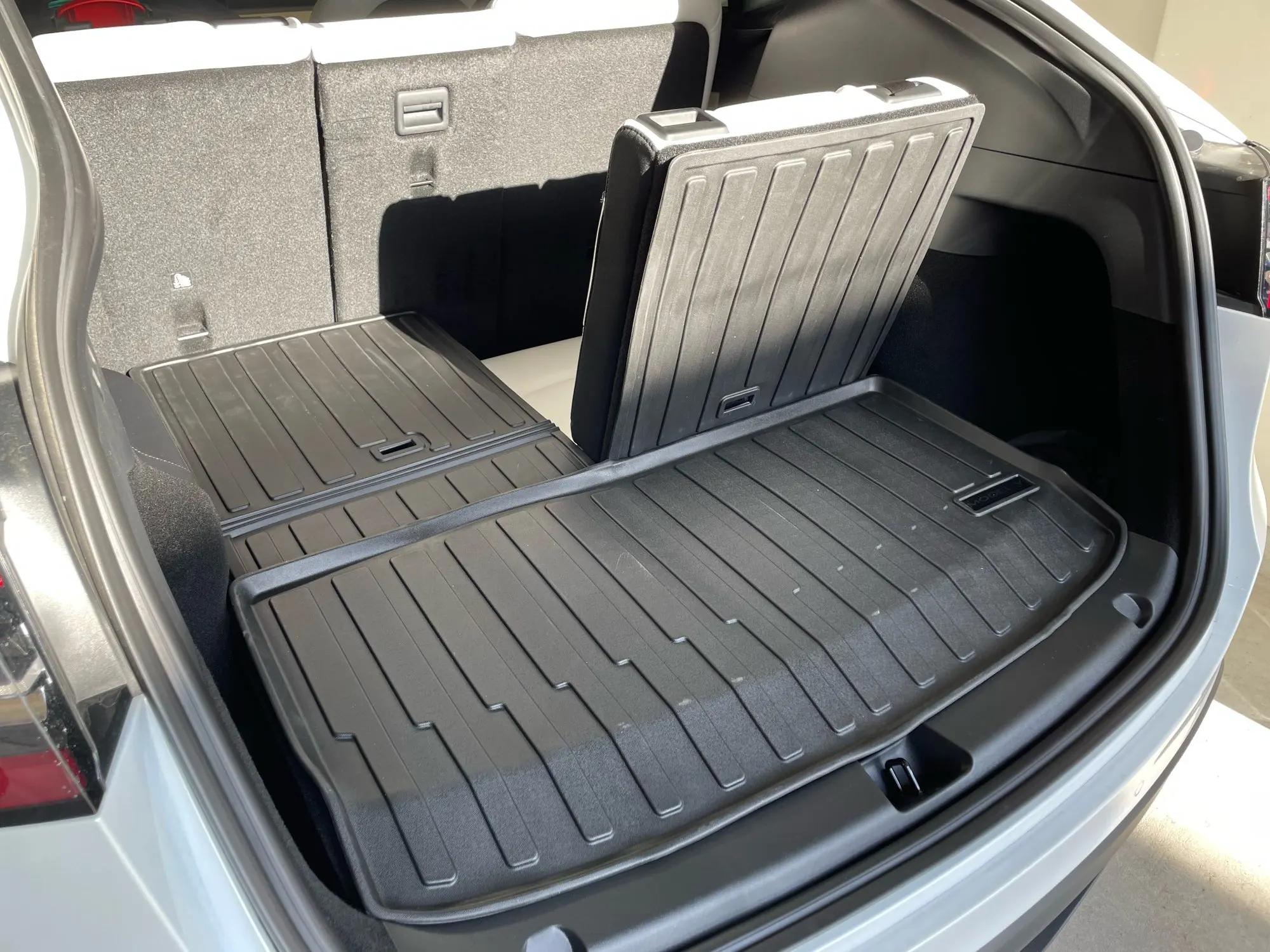 For Tesla Model Y 7-seater 2021 2022 Tpe Trunk Mat & Seats Anti-kick  Protector Cargo Liners Car Boot Frunk Lower Compartment Mat - Cargo Liner -  AliExpress