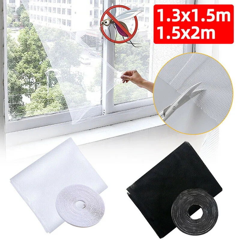 

Москитная сетка для окон Fly, москитная сетка для окон, сетка для окон в помещении, сетка для насекомых, москитная сетка, легко устанавливается с лентой, домашний текстиль, наклейки