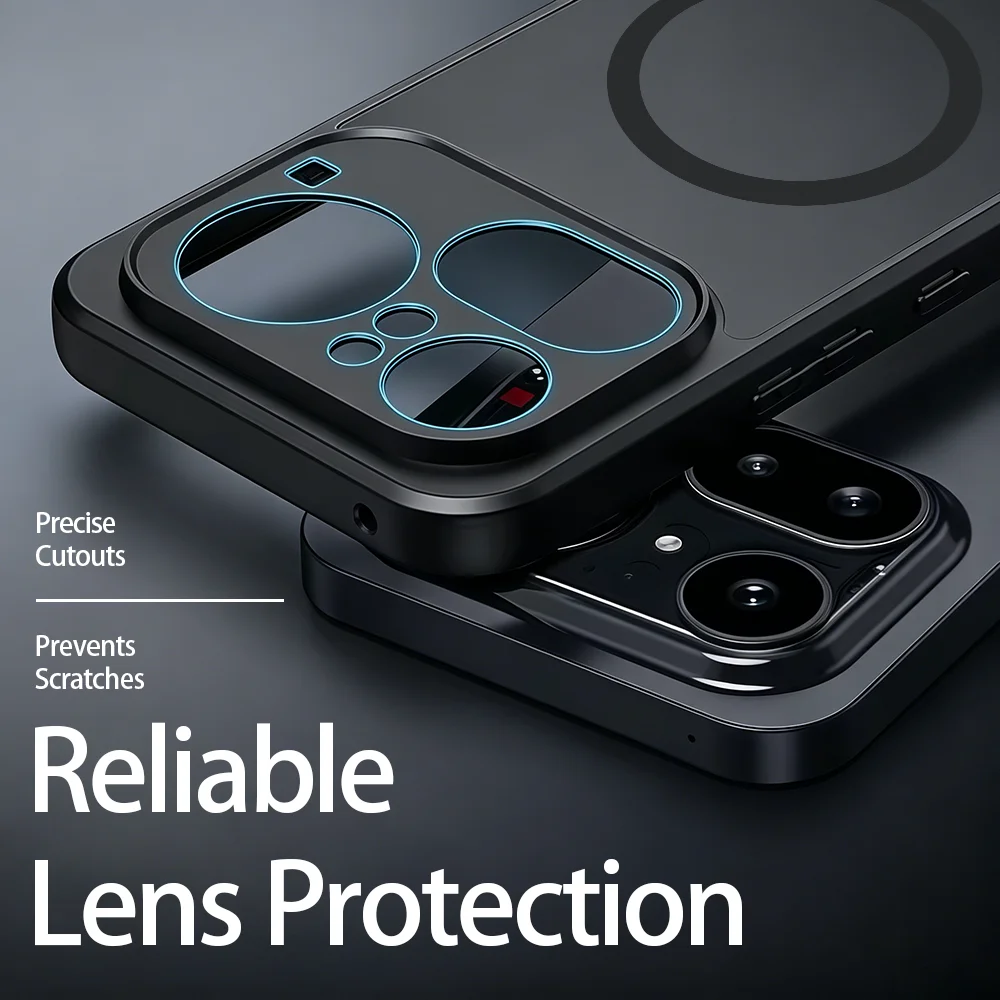 Clear Transparent Airbag Anti-Fall Case – Acrylic Shockproof Armor Back Cover with Scratch Resistance